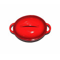 Finest Oval Gusseisen Stockpot Red Casserole Dish